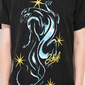 Empyre Y2K Star Black T-Shirt